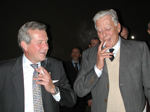 Franco Vantaggi e Umberto Agnelli (2000)