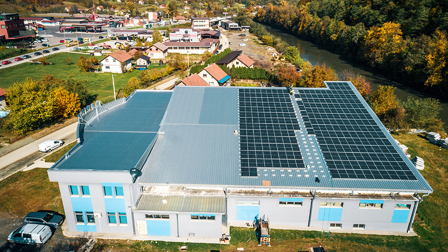 tetto con fotovoltaico