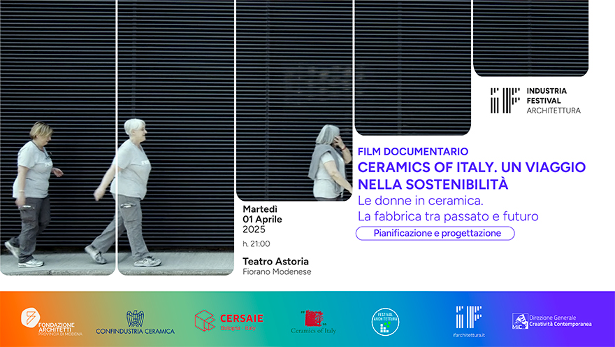 Foto Proiezione Ceramics of Italy. Un viaggio nella sostenibilità