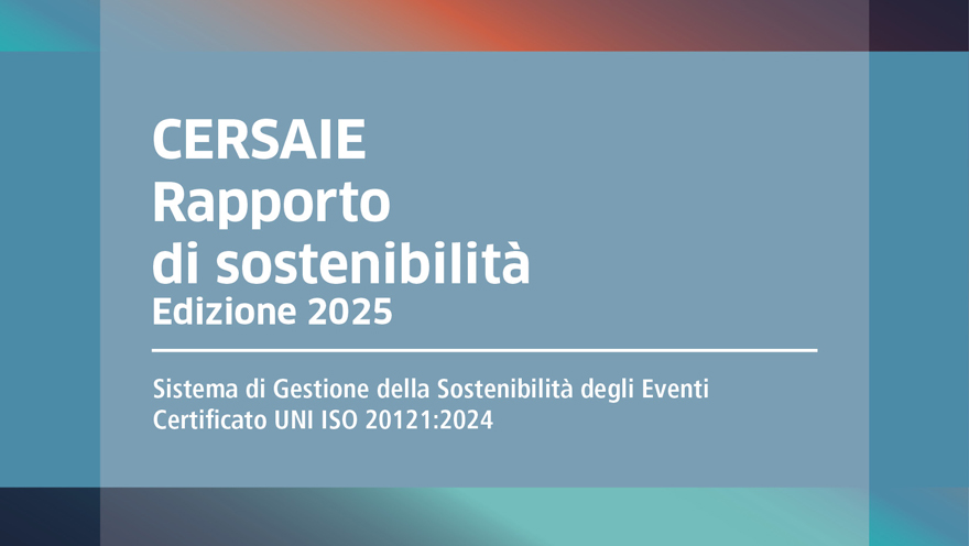 Cover Rapporto di Sostenibilità Cersaie 2025
